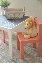 a cute IKEA hack for a kid’s room