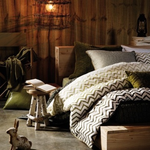 Green Accents In Bedrooms