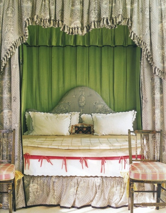 Green Accents In Bedrooms