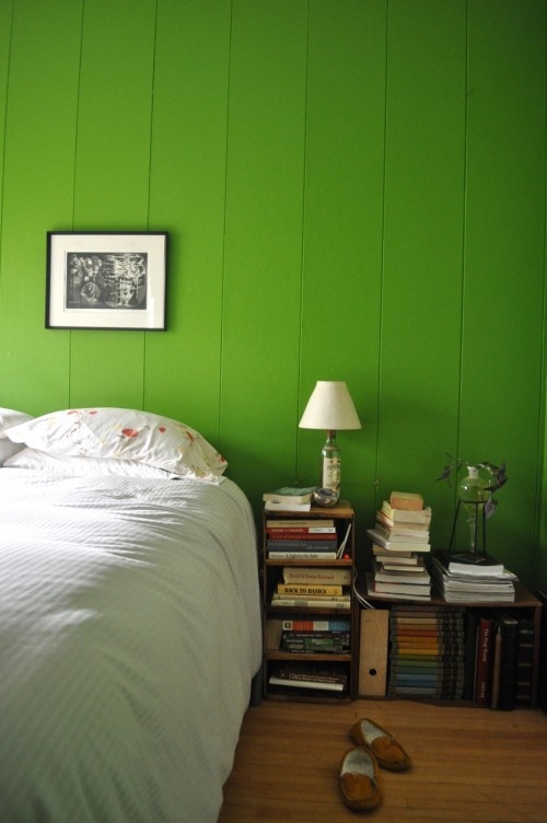 Green Accents In Bedrooms