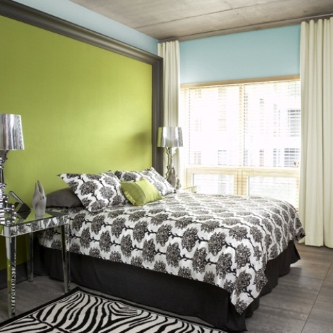 Green Accents In Bedrooms