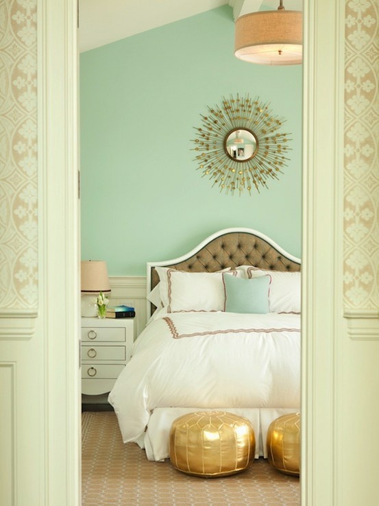 Green Accents In Bedrooms