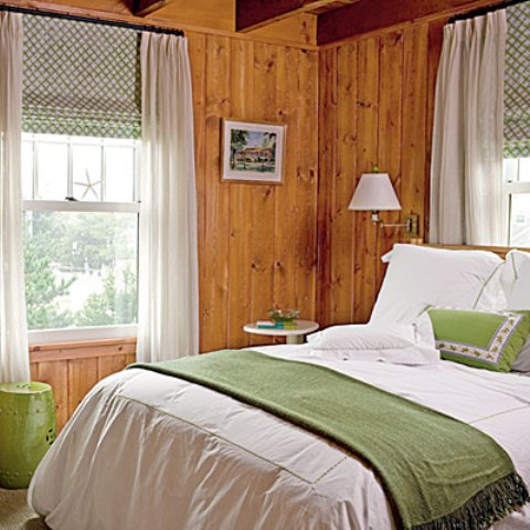 Green Accents In Bedrooms