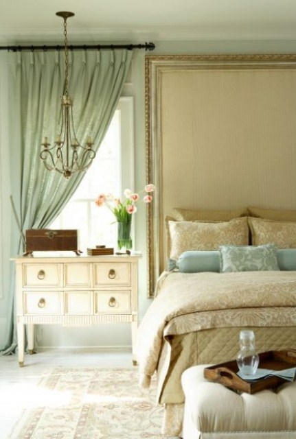 Green Accents In Bedrooms