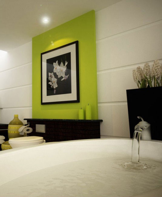 Green Accents In Bedrooms