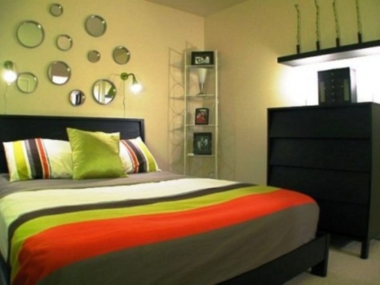 Green Accents In Bedrooms