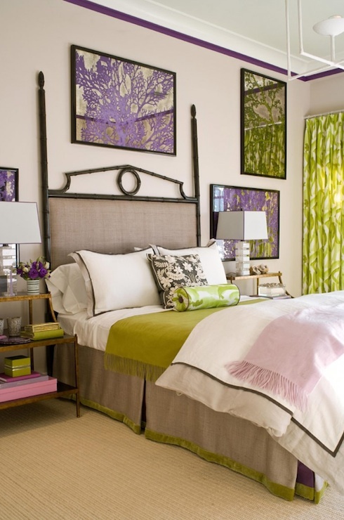 Green Accents In Bedrooms