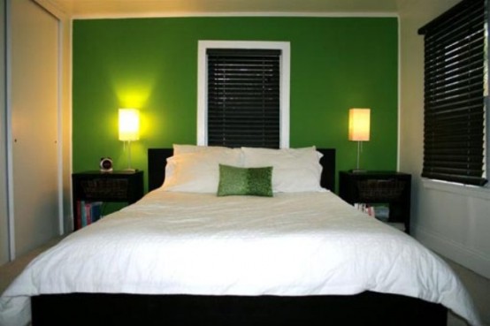 Green Accents In Bedrooms