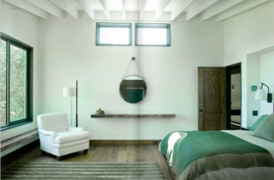 Green Accents In Bedrooms
