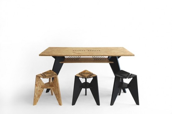 Green And Practical Viva Desk With A Crafted Touch