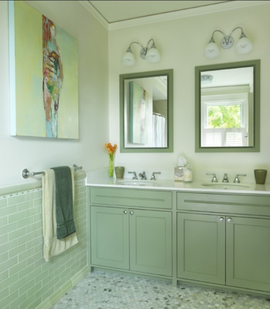71 Cool Green Bathroom Design Ideas DigsDigs