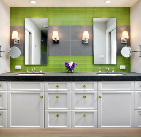 Green Bathroom Design Ideas