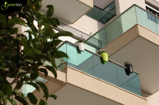Greenbo Modern Balcony Planters