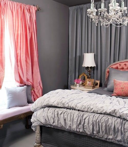 45 Grey And Coral Home Décor Ideas - DigsDigs