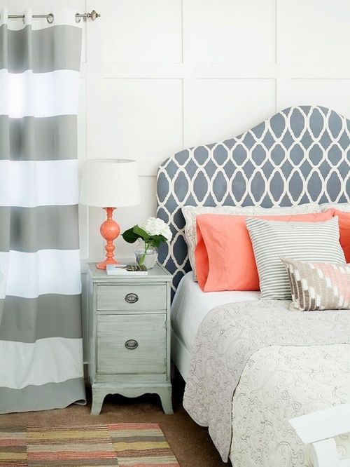 30 Grey And Coral Home D cor Ideas DigsDigs 30 Grey And Coral Home D cor Ideas DigsDigs