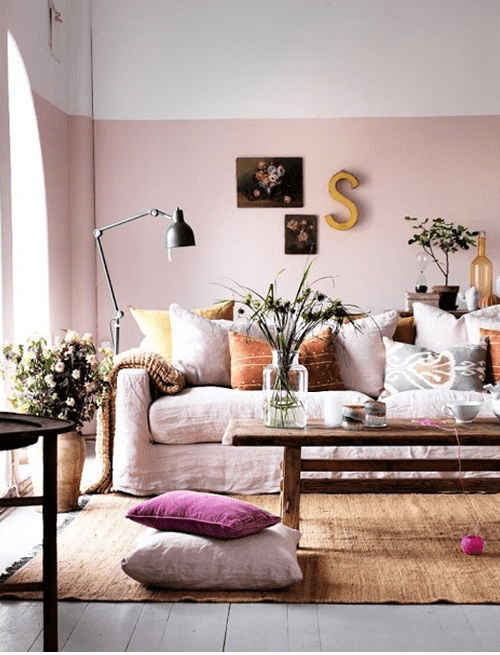 The Latest Decor Trend: 29 Half-Painted Wall Decor Ideas