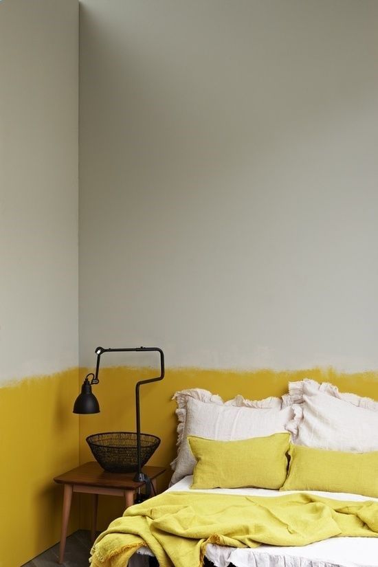 half wall painted decor trend latest digsdigs