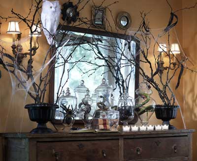 halloween mantel decorating ideas