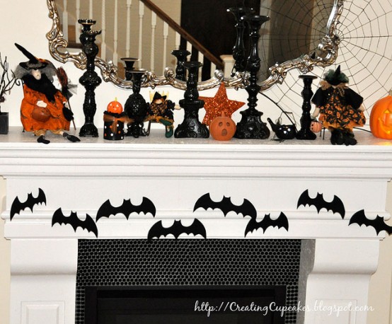 Halloween Mantel Decorating Ideas