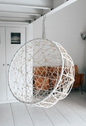 Hanging Metal Hemisphere Chair