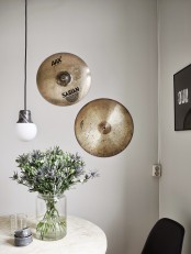 Harmonious Scandinavian Apartment With Musical Instruments In Decor