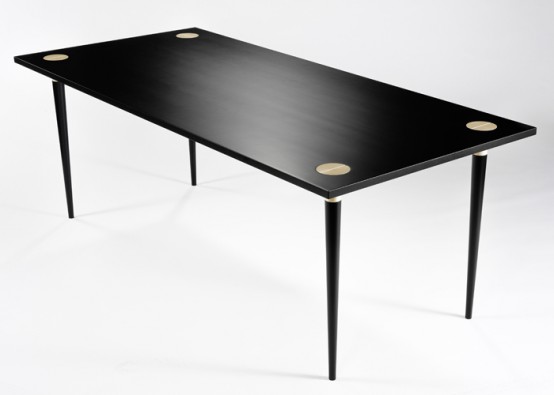 Modern Table That Shows Its Construction as Design Feature – WL01 by Joe Doucet