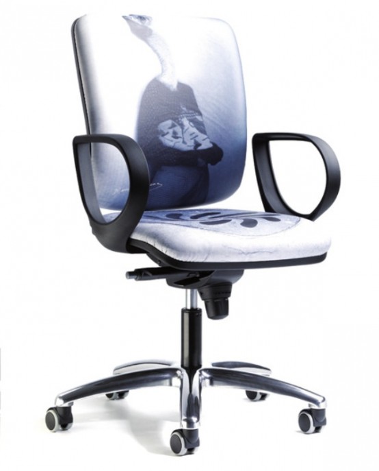 Cool Home Office Furniture With Stylish Prints - DigsDigs