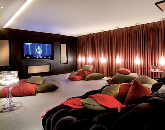 innovative themed home theater designs