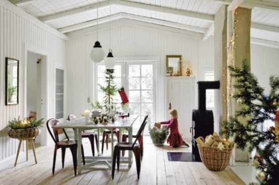 House In Scandinavian Minimalism With Vintage