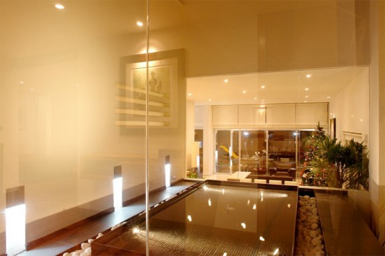 House Made Of Spanish Marble Slabs In Ivory Tones