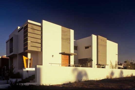 House Made Of Spanish Marble Slabs In Ivory Tones