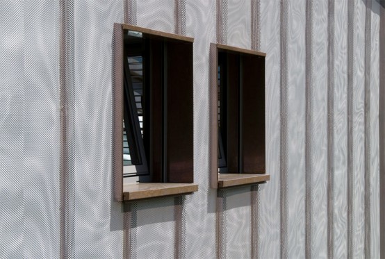 House Made Of Wood And Copper