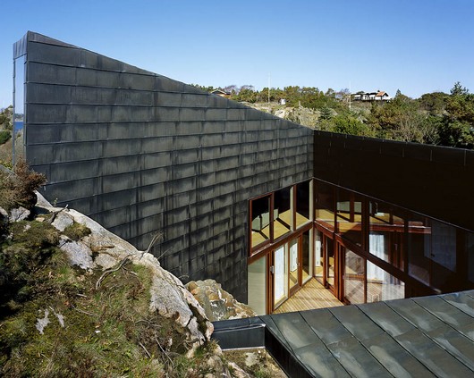 House On The Cliff Carved Into The Solid Rock