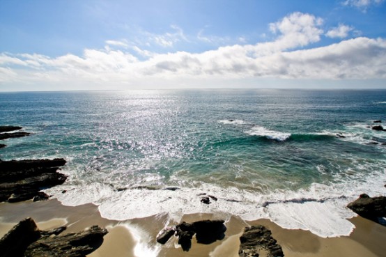 House On The Cliff With Private Beach
