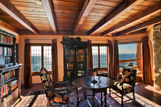 House On The Cliff With Private Beach