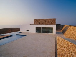 House On The Hill Linked To The Landscape