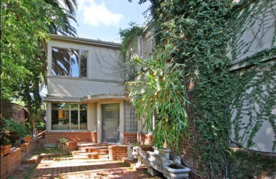 House with Exotic Garden, Pool and Fish Pond
