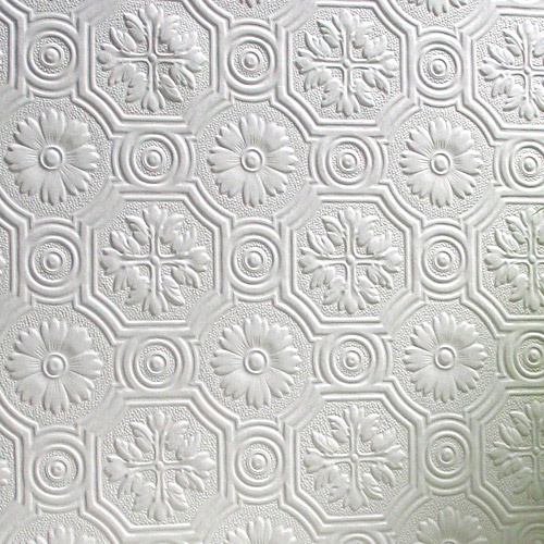 a beautiful white tin tile ceiling with patterns is a great idea for any room where you want a sophisticated touch