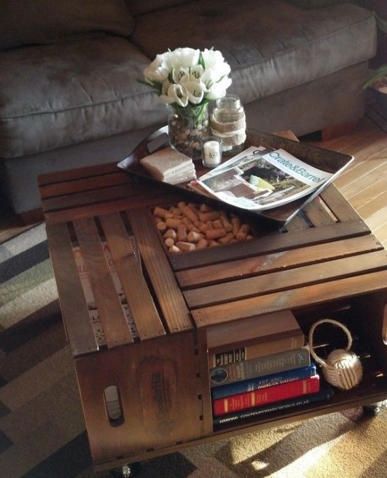 How To Incorporate Wood Crates Into Decor Ideas