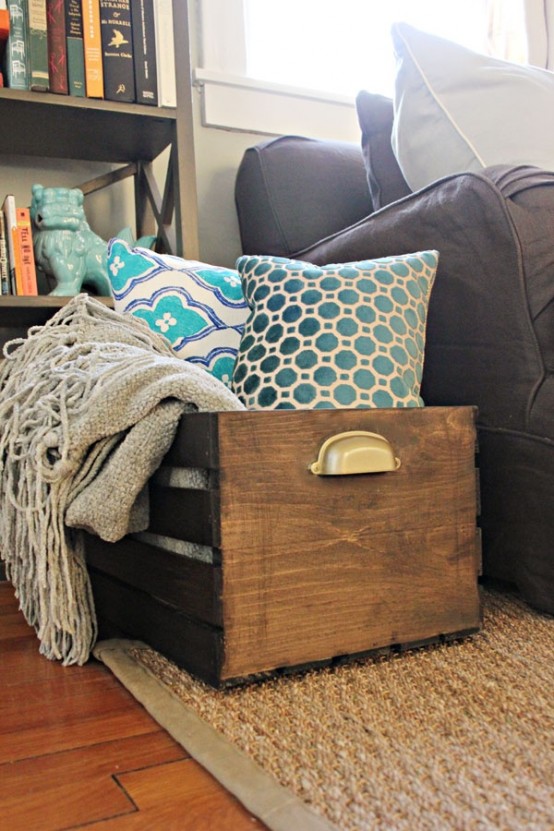 How To Incorporate Wood Crates Into Decor Ideas