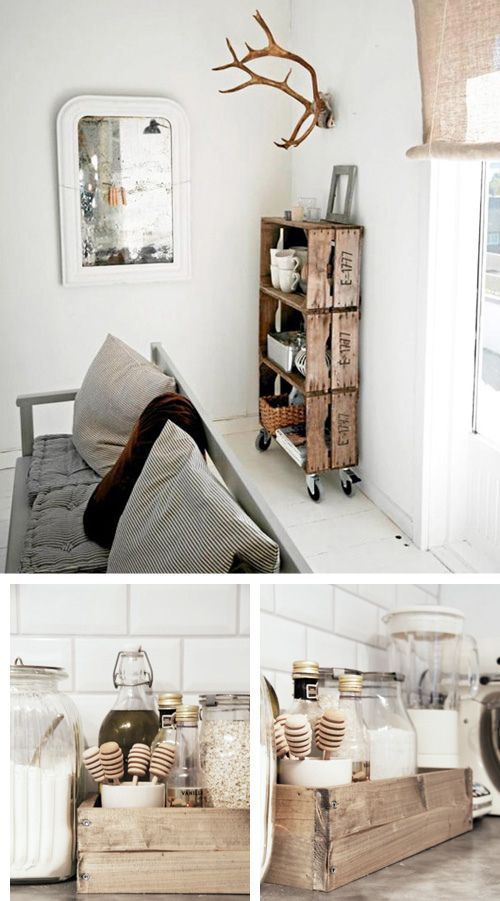 How To Incorporate Wood Crates Into Decor Ideas