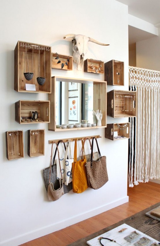 How To Incorporate Wood Crates Into Decor Ideas