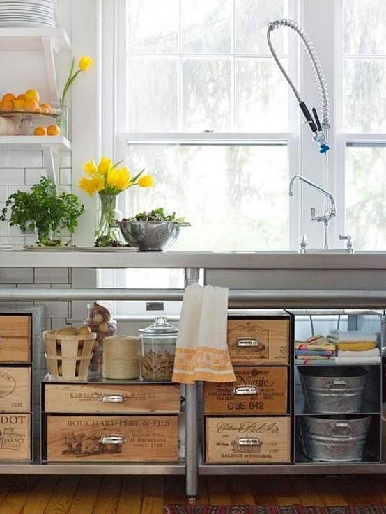 How To Incorporate Wood Crates Into Decor Ideas