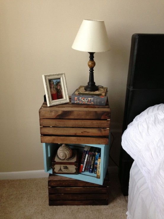 how to incorporate wood crates into decor ideas 33 554x738