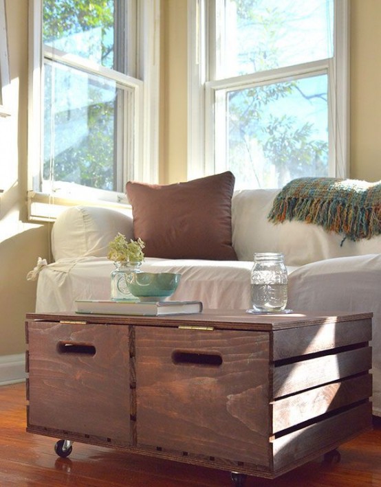 How To Incorporate Wood Crates Into Decor Ideas
