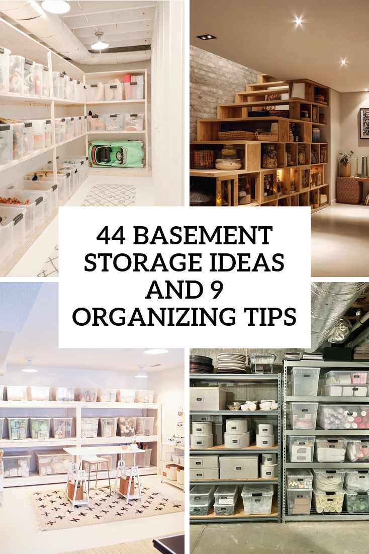 Basement Organization With Step By Step Instructions