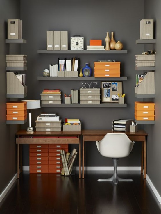 How To Organize Your Home Office: 54 Smart Ideas - DigsDigs