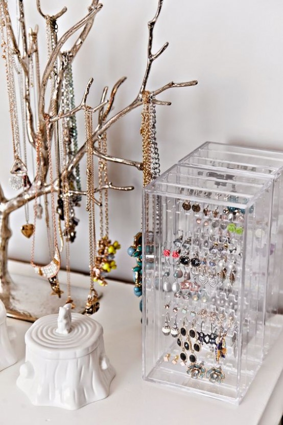 How To Organize Your Jewelry In A Comfy Way: 40 Ideas