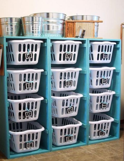 How To Smartly Organize Your Laundry Space: 37 Ideas