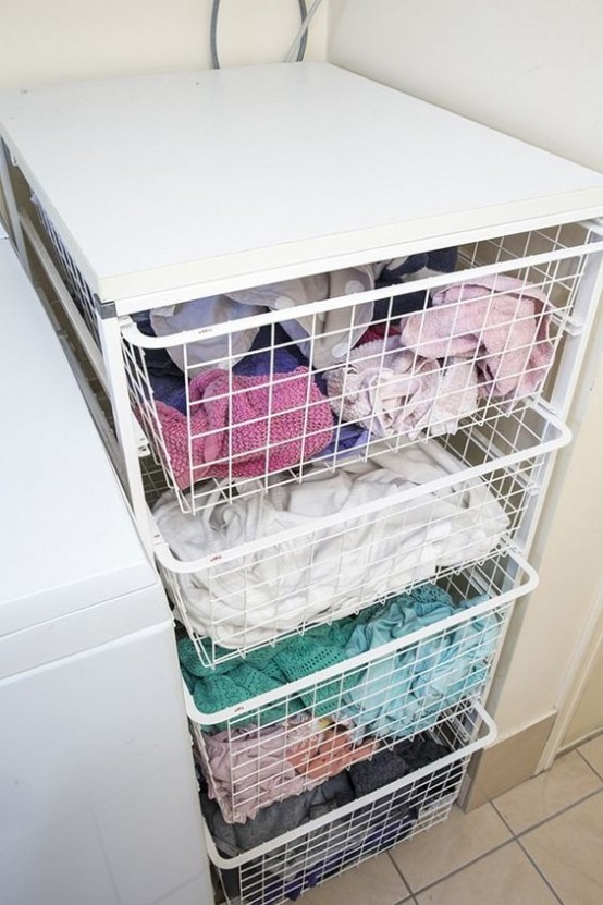 How To Smartly Organize Your Laundry Space: 37 Ideas